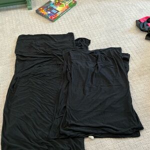 Kyte baby bamboo Midnight black pillow cases - Soft Home Bedding VGUC